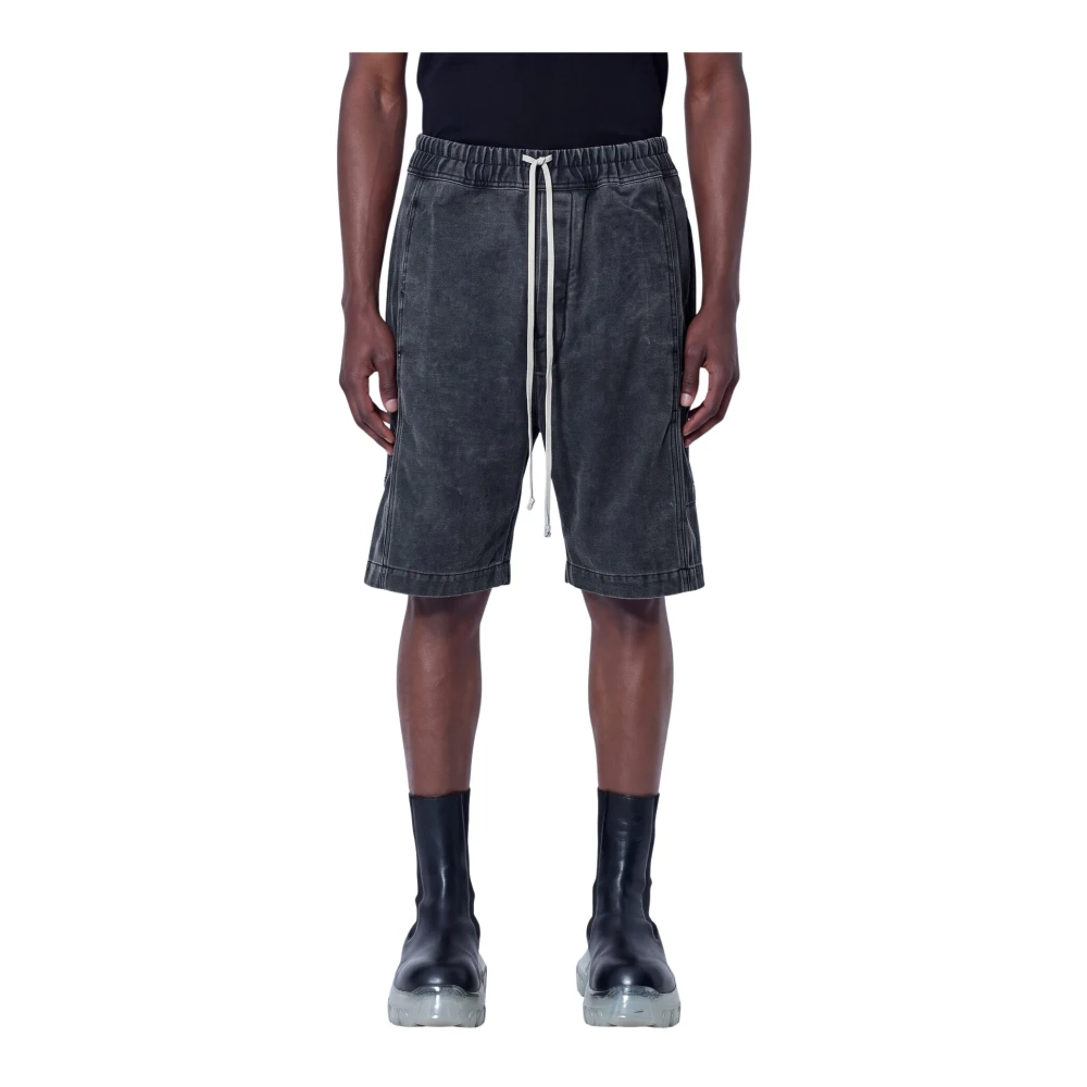 Rick Owens Drkshdw Men's Grey Pusher Shorts - Man Shorts M - Image 2