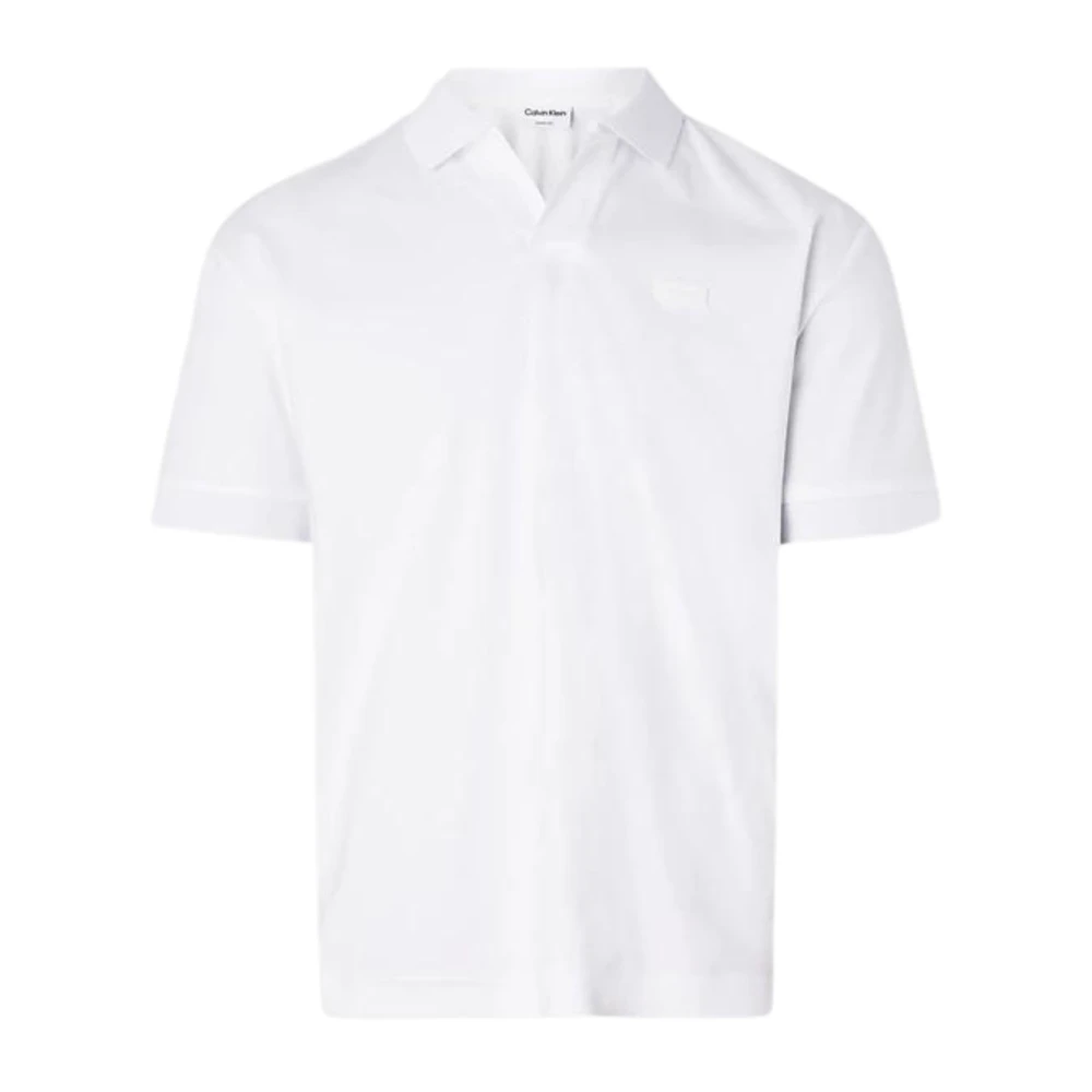 Calvin Klein Witte T-shirts en Polos voor Heren White Heren