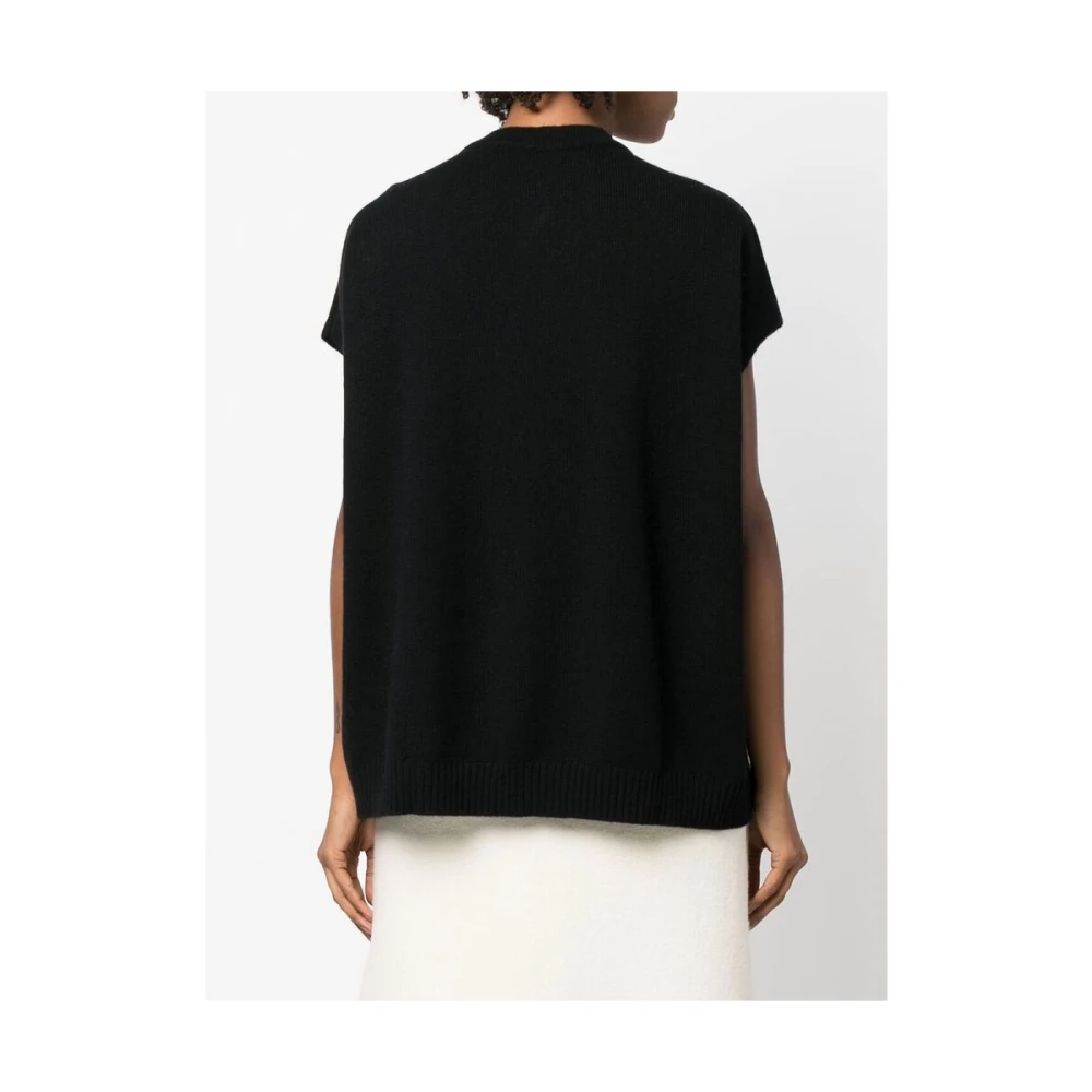 Lisa Yang Zwarte Kasjmier V-Hals Trui Black Dames
