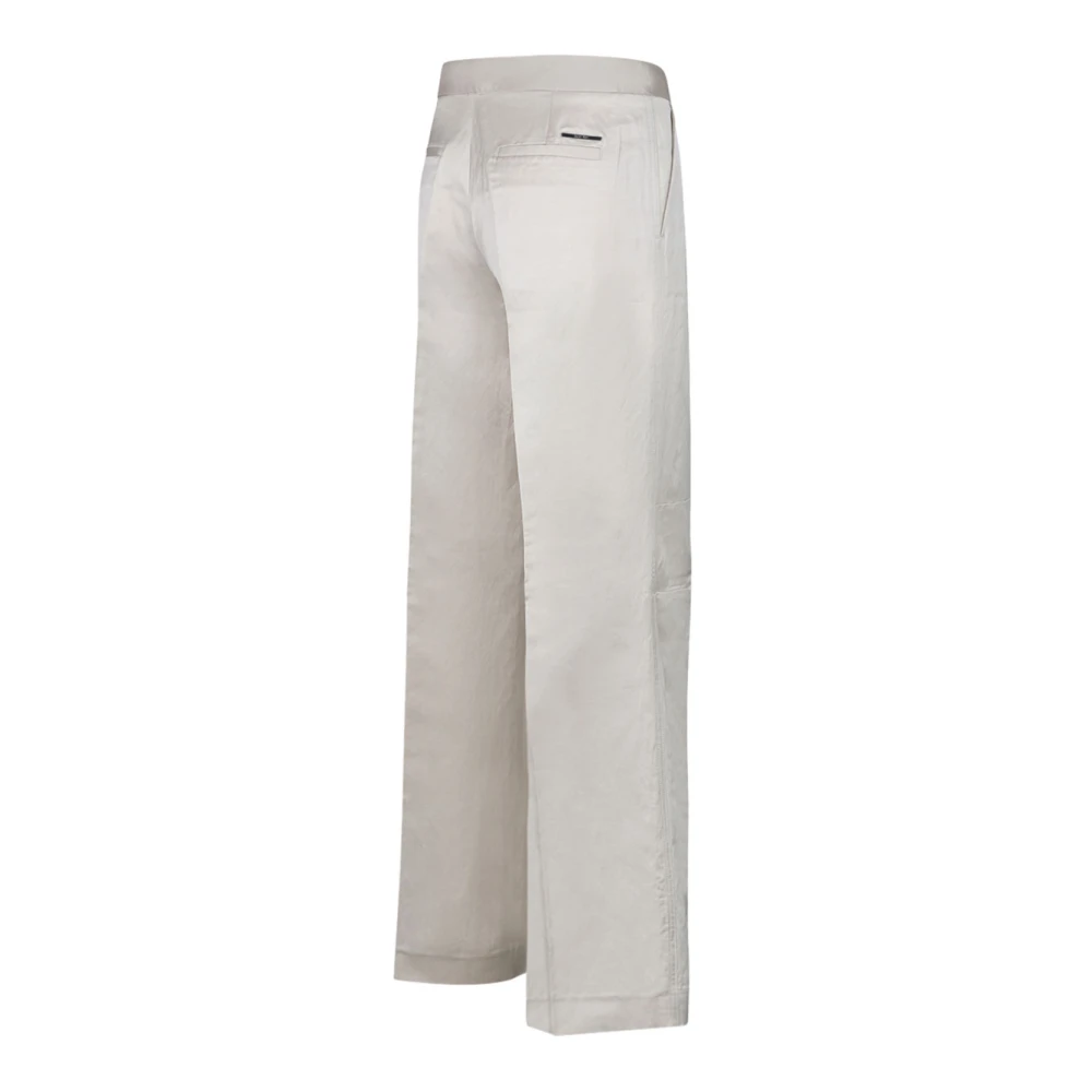 Calvin Klein Sartorial Wide Leg Pants White Dames