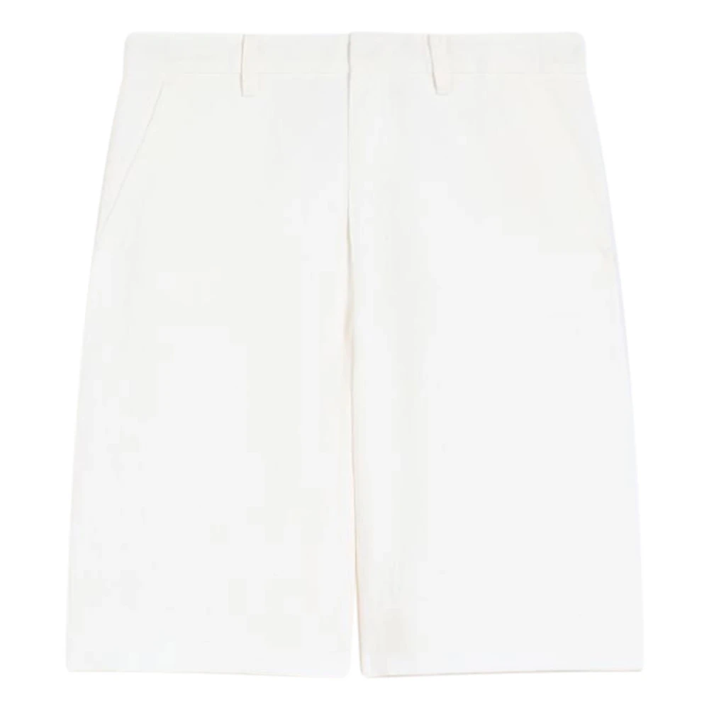 Max Mara Women's White Casual Shorts, S, Pantalone Corto