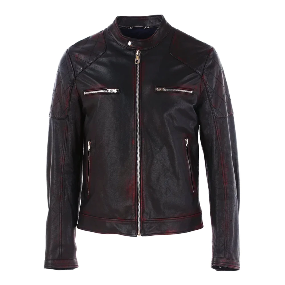 Dolce & Gabbana Herren Schwarz Jacken, K, Xsgröße: