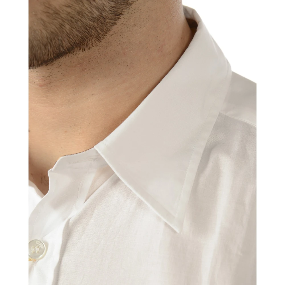 Alviero Martini 1a Classe Casual Katoenen Overhemd White Heren