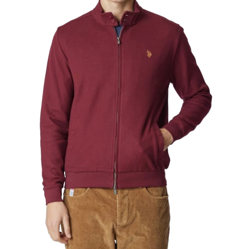 U.s. Polo Assn. Hombre Piquet Bomber Jacket