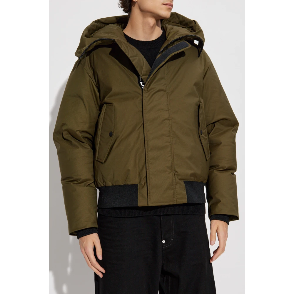 Dsquared2 Gewatteerde jas met capuchon Green Heren