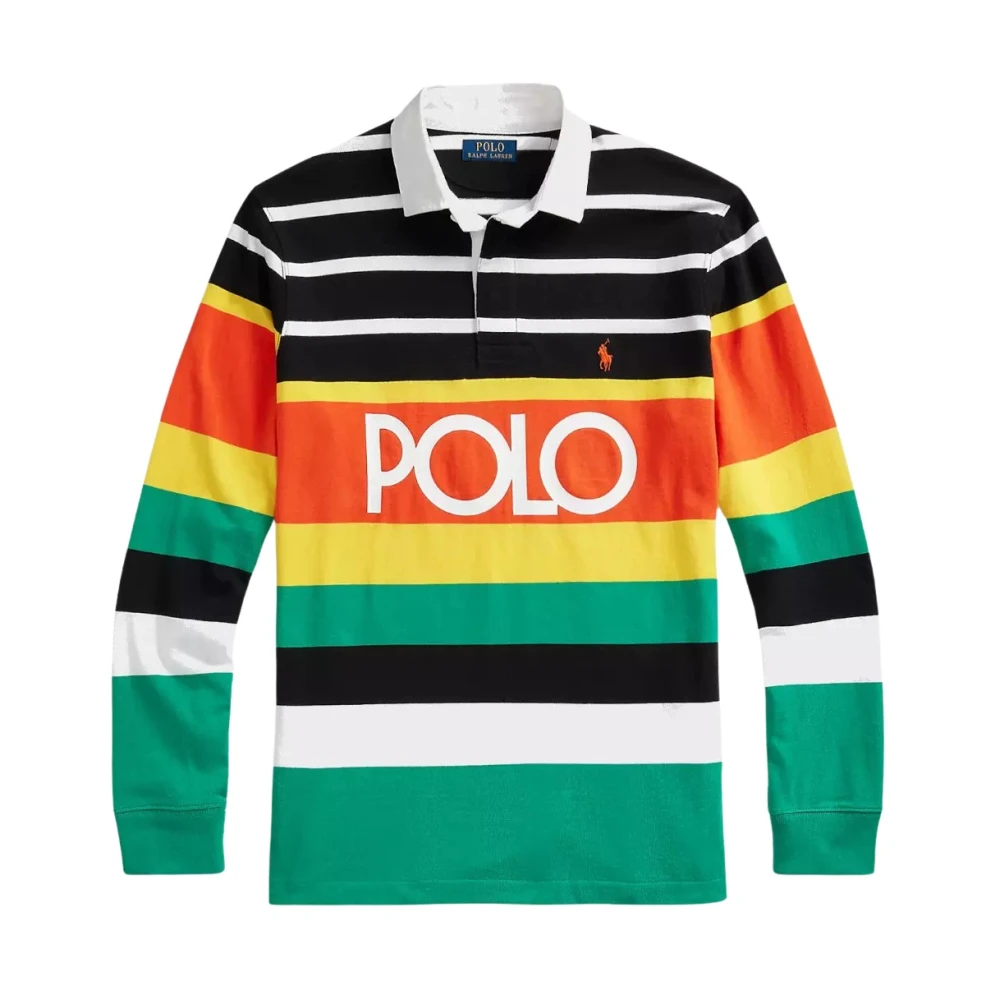 Ralph Lauren Gekleurde longsleeve in strepen Classic Fit Multicolor Heren