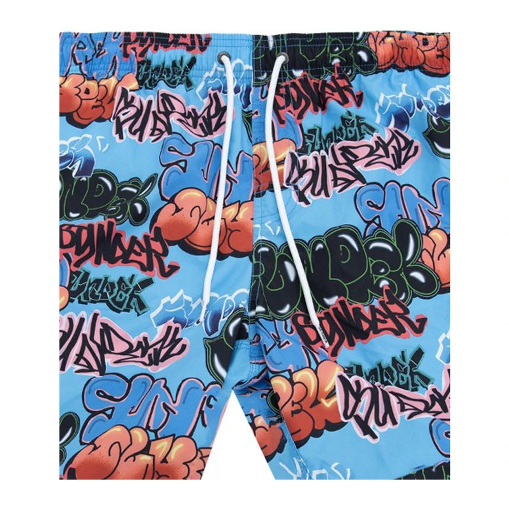 Sundek Heren Zwemshorts met Vetersluiting Multicolor Heren