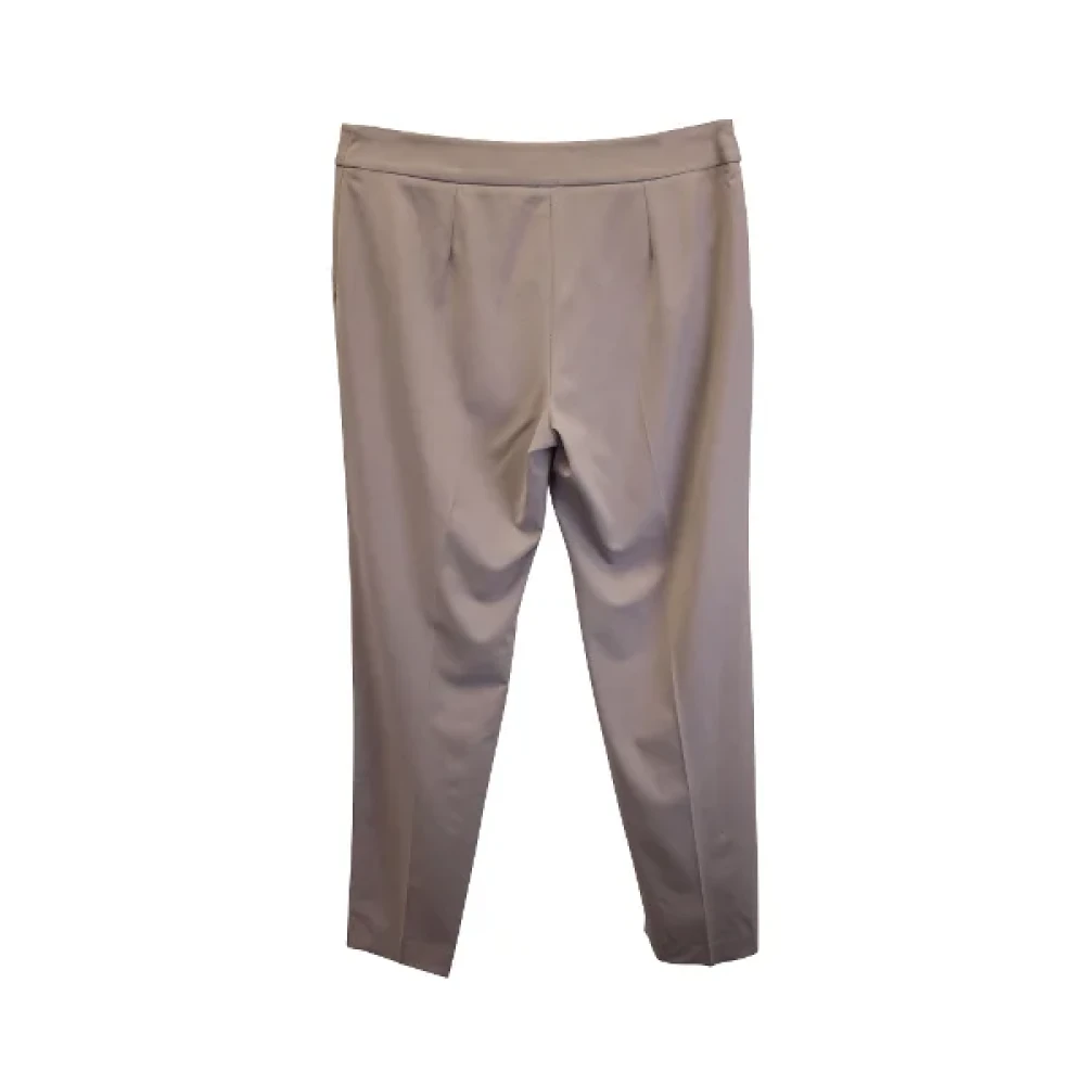 Armani Pre-owned Wool bottoms Brown Dames