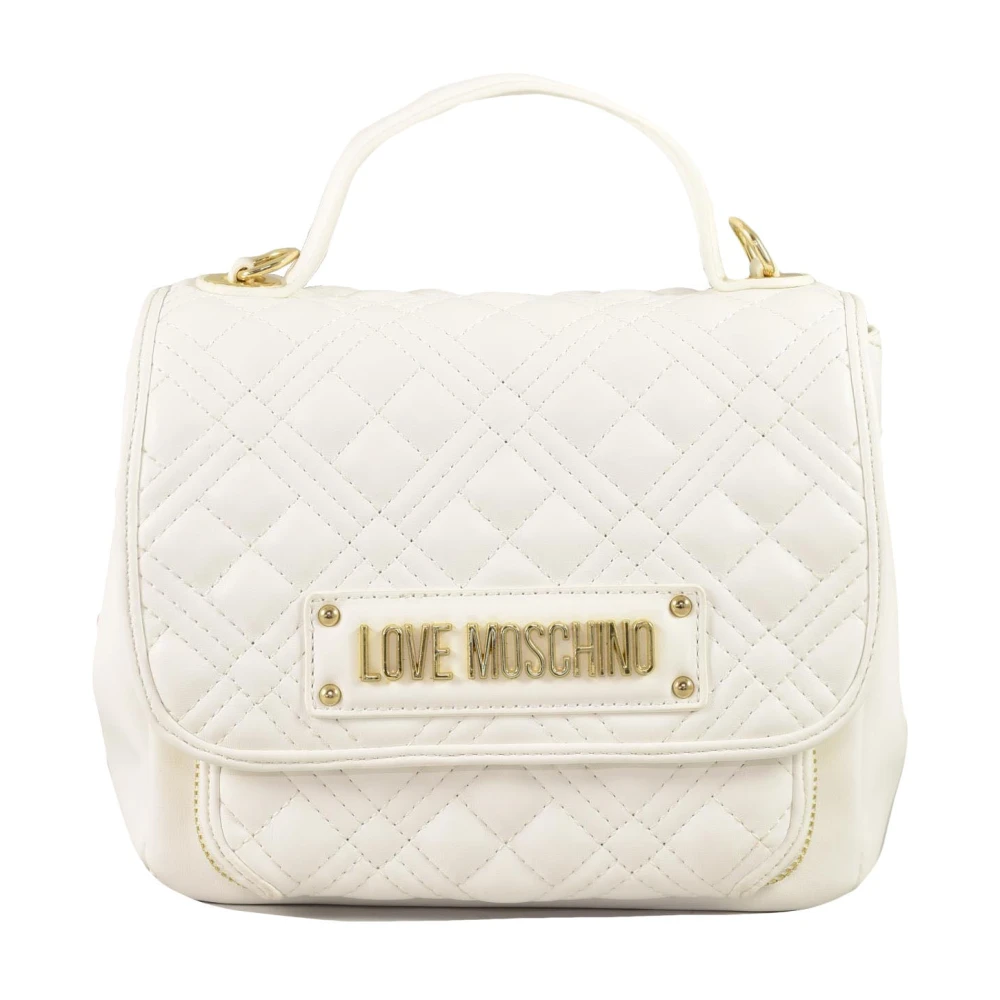Love Moschino Stijlvolle PU-tas White Dames