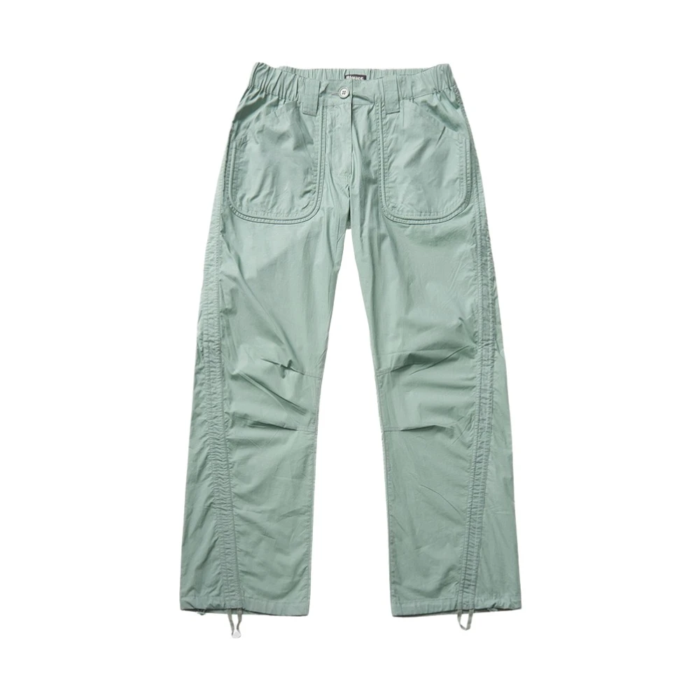 Blauer Women's Green Cargo Trousers With Straight Leg - Wide Trousers - W27 - Trousers