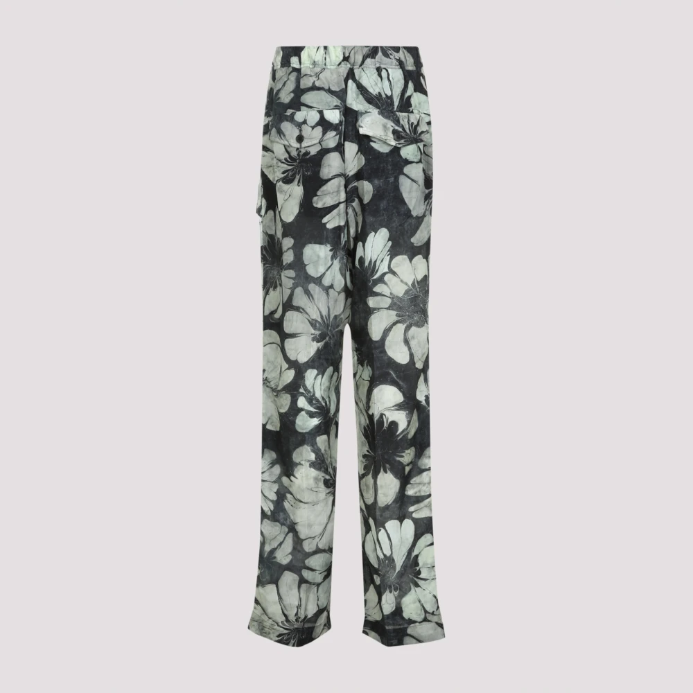 Dries Van Noten Groene Pannoch Broek Multicolor Heren