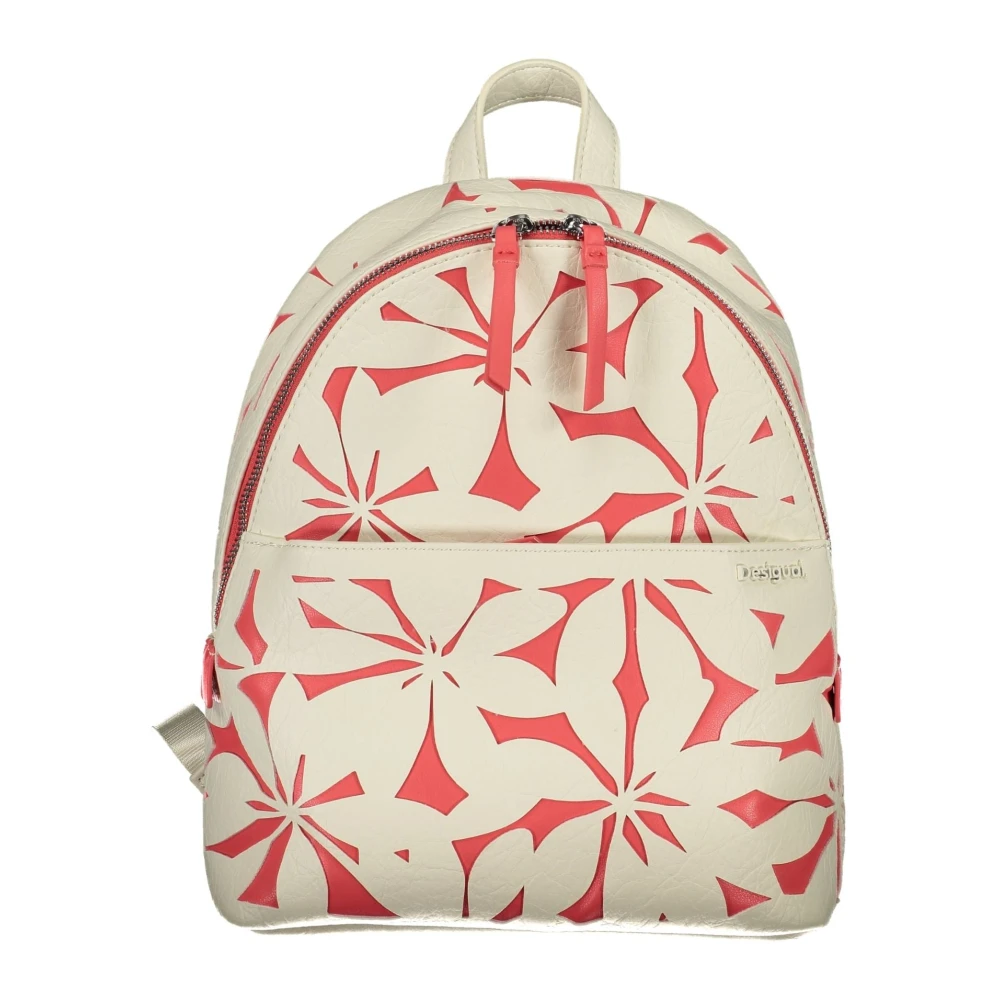 Desigual Witte Rugzak met Verstelbare Banden White Dames