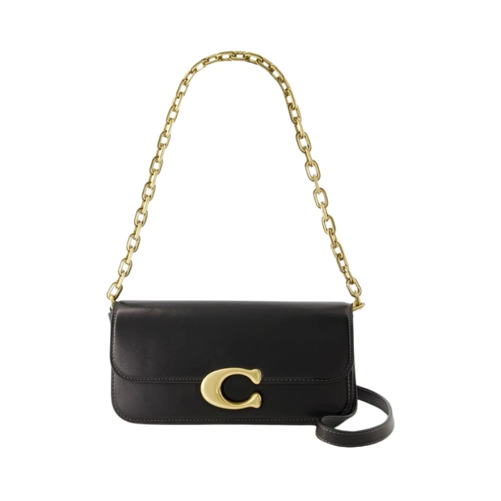 Coach Crossbody bags Luxe Refined Calf Idol Bag 23 in zwart