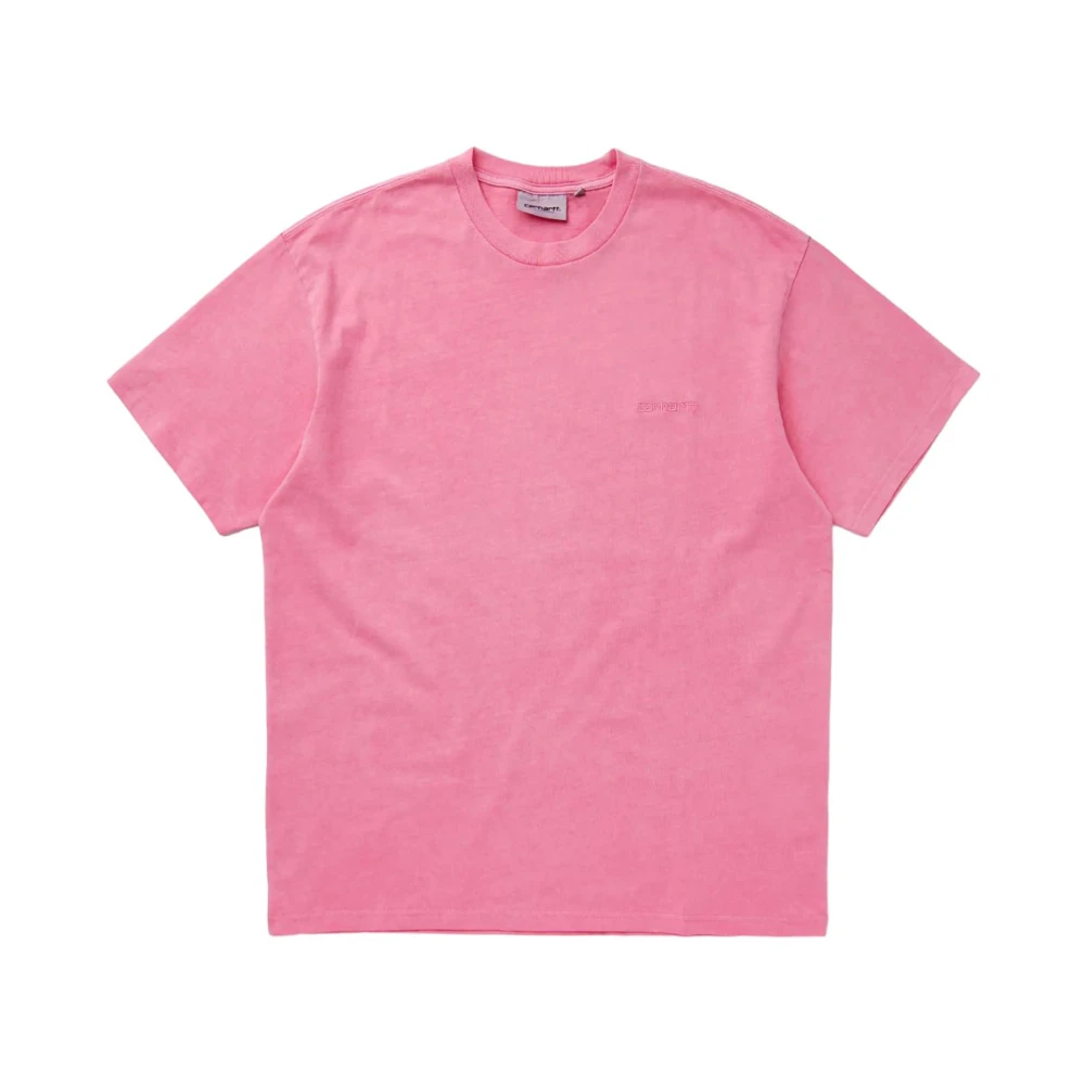 Carhartt WIP Vintage Geborduurd T-shirt Pink Heren