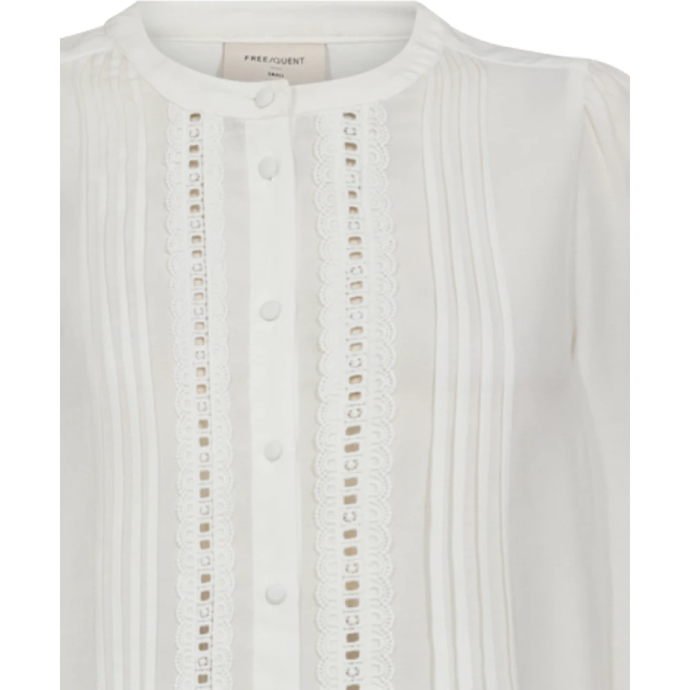 Freequent Off-White Pofmouw Blouse White Dames