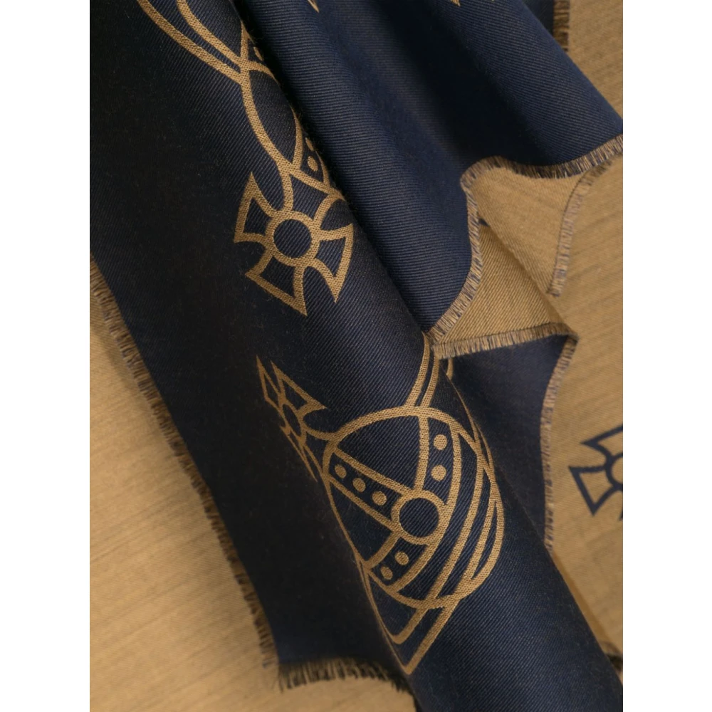 Vivienne Westwood Blauwe Sjaals voor Mannen Blue Heren