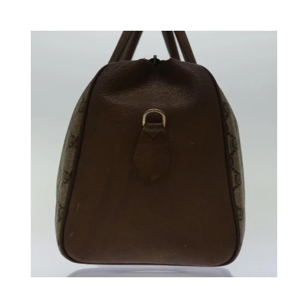 Gucci Vintage Pre-owned Canvas handbags Beige Dames
