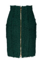 jupe-crayon-en-tweed-vert-fonce