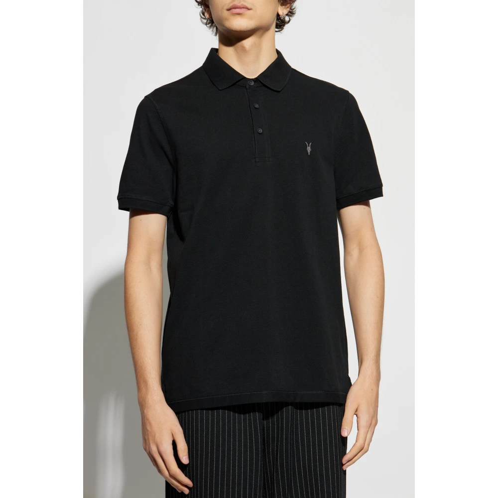 AllSaints Polo Reform Black Heren