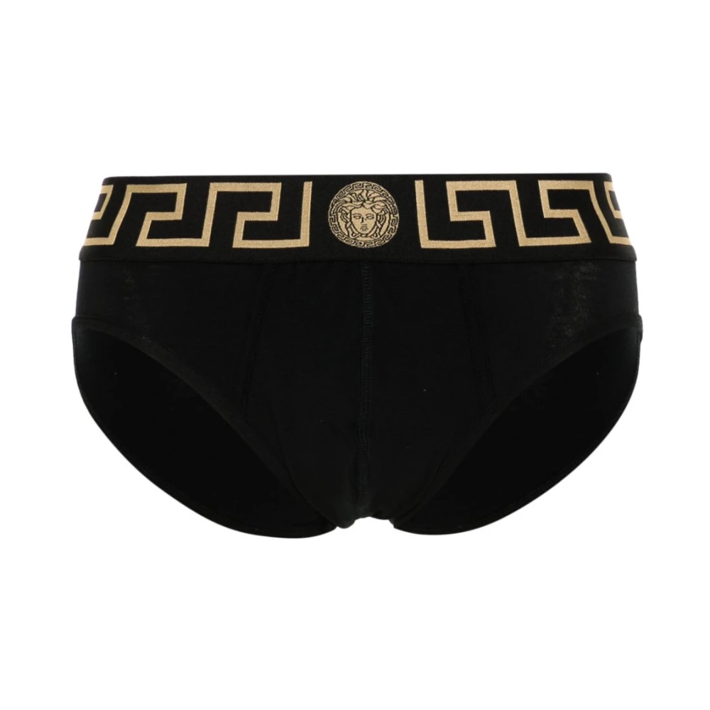 Versace Uomo Nero - Slip In Jersey Di Cotone - Underwear - L