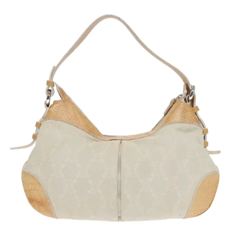 Celine Vintage Pre-owned Canvas celine-bags Gray Dames