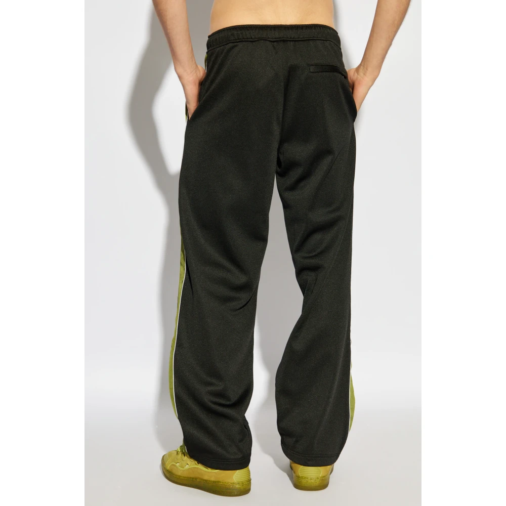 Lanvin Broek met logo Black Heren