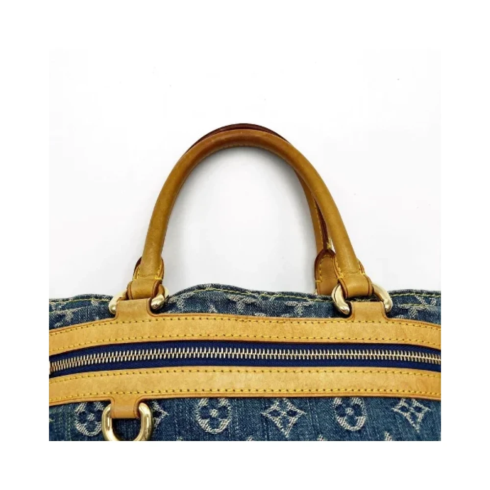 Louis Vuitton Vintage Pre-owned Denim louis-vuitton-bags Blue Dames