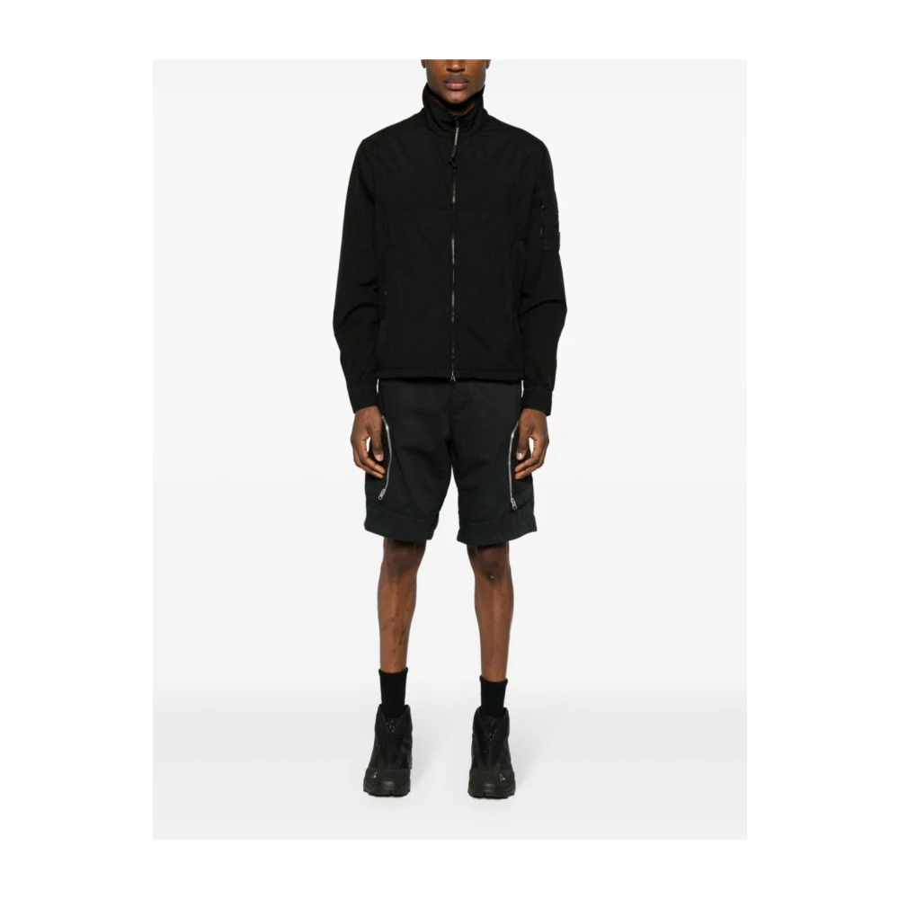 C.P. Company Zwarte Overshirt voor Stijlvolle Outfits Black Heren