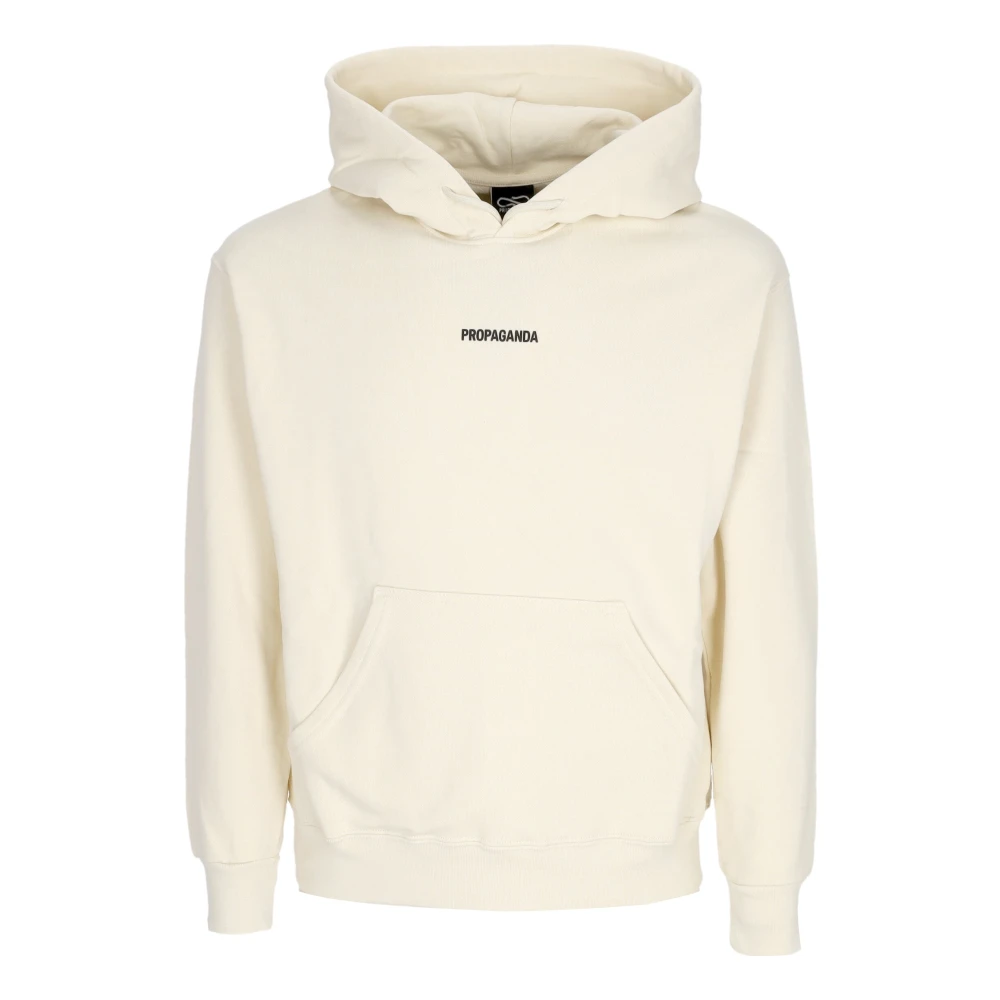 Propaganda Bot Hoodie met Logo Print White Heren
