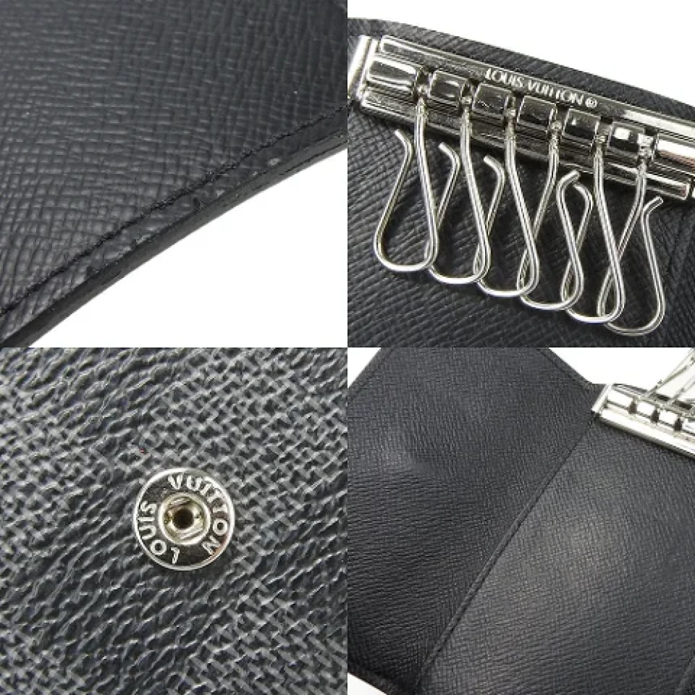 Louis Vuitton Vintage Pre-owned Canvas key-holders Black Heren