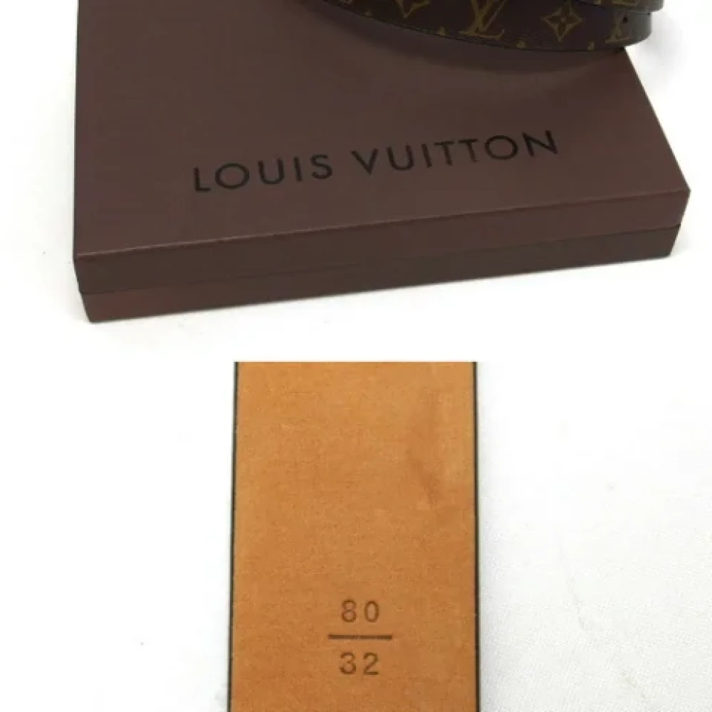 Louis Vuitton Vintage Pre-owned Leather belts Brown Heren