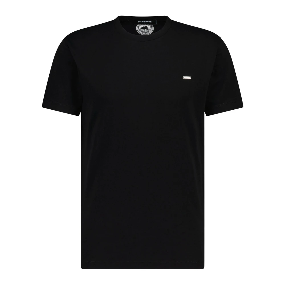 Dsquared2 T-Shirt met Logo-Detail Black Heren