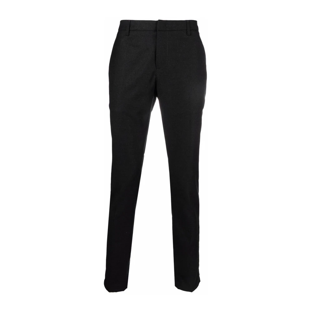 Dondup Slim Grijze Broek Twill Stof Gray Heren