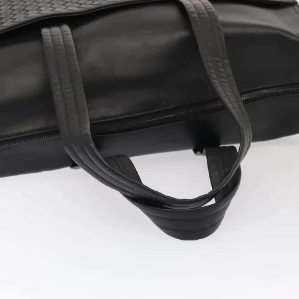 Bottega Veneta Vintage Pre-owned Leather totes Black Dames