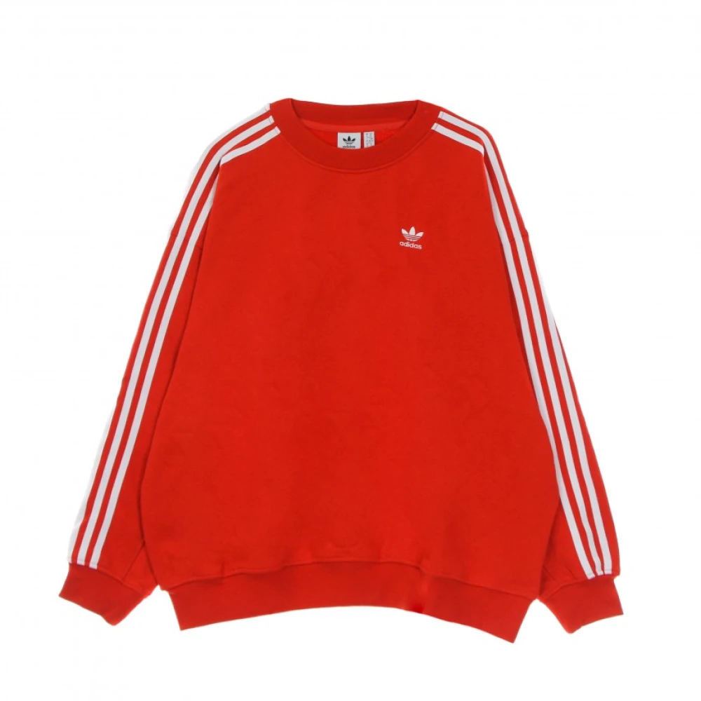 Adidas Klassisk Röd Oversized Sweatshirt Red, Dam