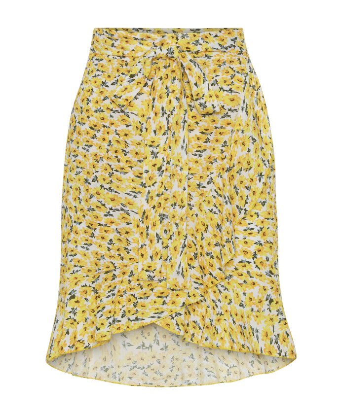 jupe-portefeuille-a-fleurs-jaunes