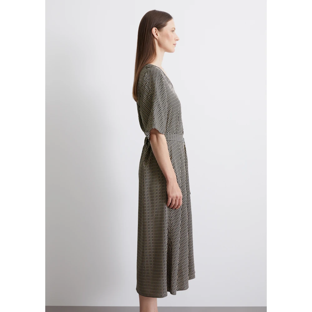 Marc O'Polo Midi jurk gevormd Brown Dames