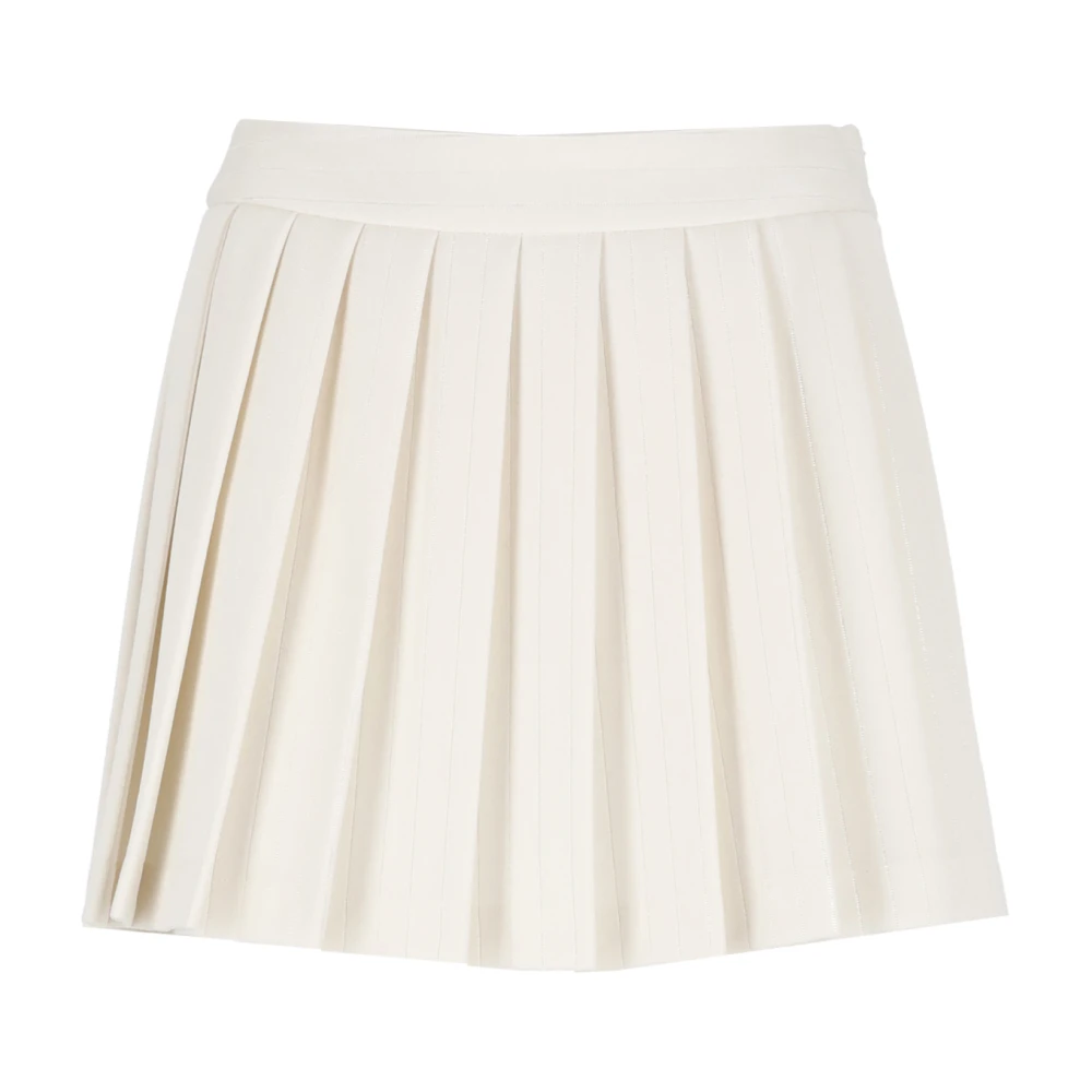 Golden Goose Ivoor Kleurige Rok met Katoenen Band Beige Dames