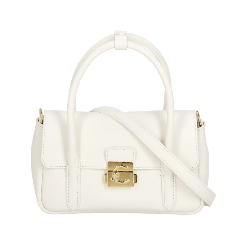 Coccinelle White C-Me Lock Mini - Female - Mini Bags - One Size - Bags