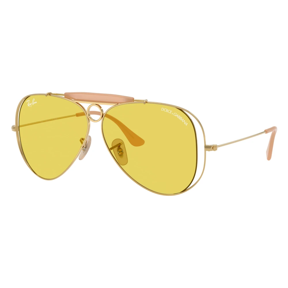 Ray-Ban Unisex Yellow Sunglasses, 58 Mm, Shooter Sunglasses