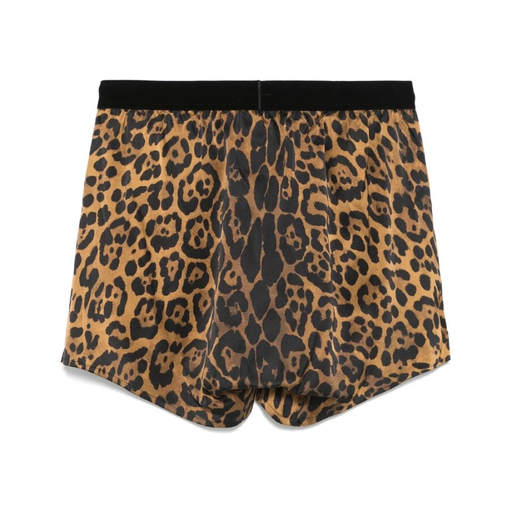 Tom Ford Animalier Bruin Elastisch Ondergoed Brown Heren