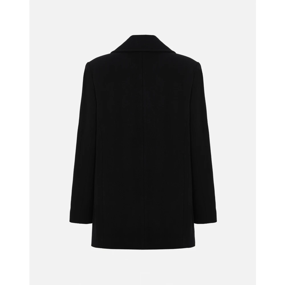 Anine Bing Zwarte knoop Americana jas Black Dames