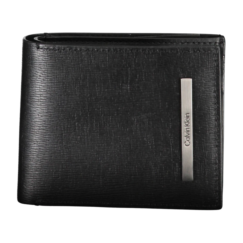 Calvin Klein Heren Portemonnee Zwart Rfid Logo Black Heren
