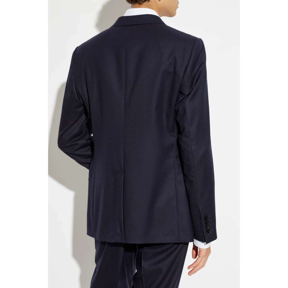 Dolce & Gabbana Wollen jas Blue Heren