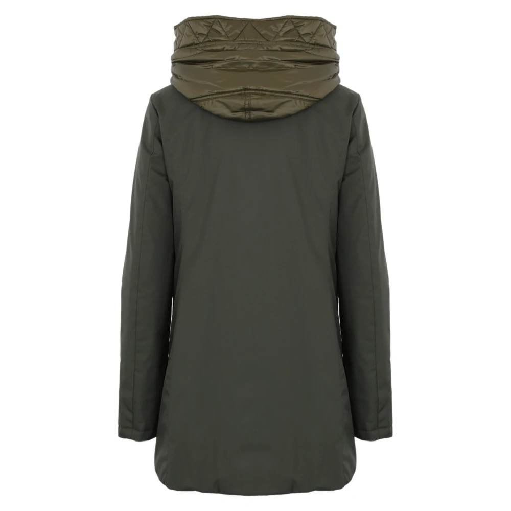Fay Groene Hooded Parka Jas Green Dames