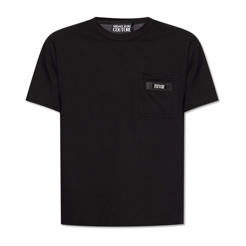 Versace Jeans Couture T-shirt met zak Black Heren