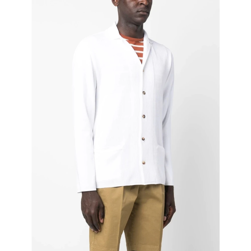 Lardini Witte Overhemden voor Mannen White Heren