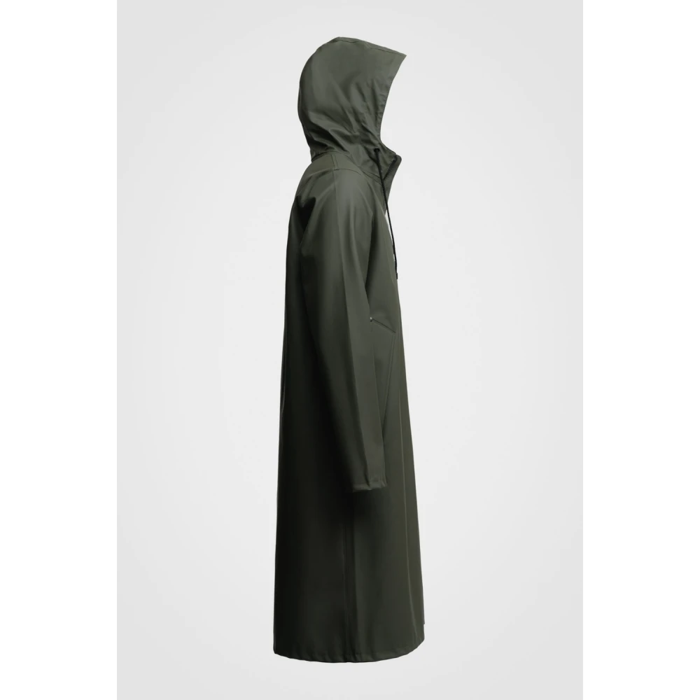 Stutterheim Waterdichte parka met capuchon voor mannen Green Heren