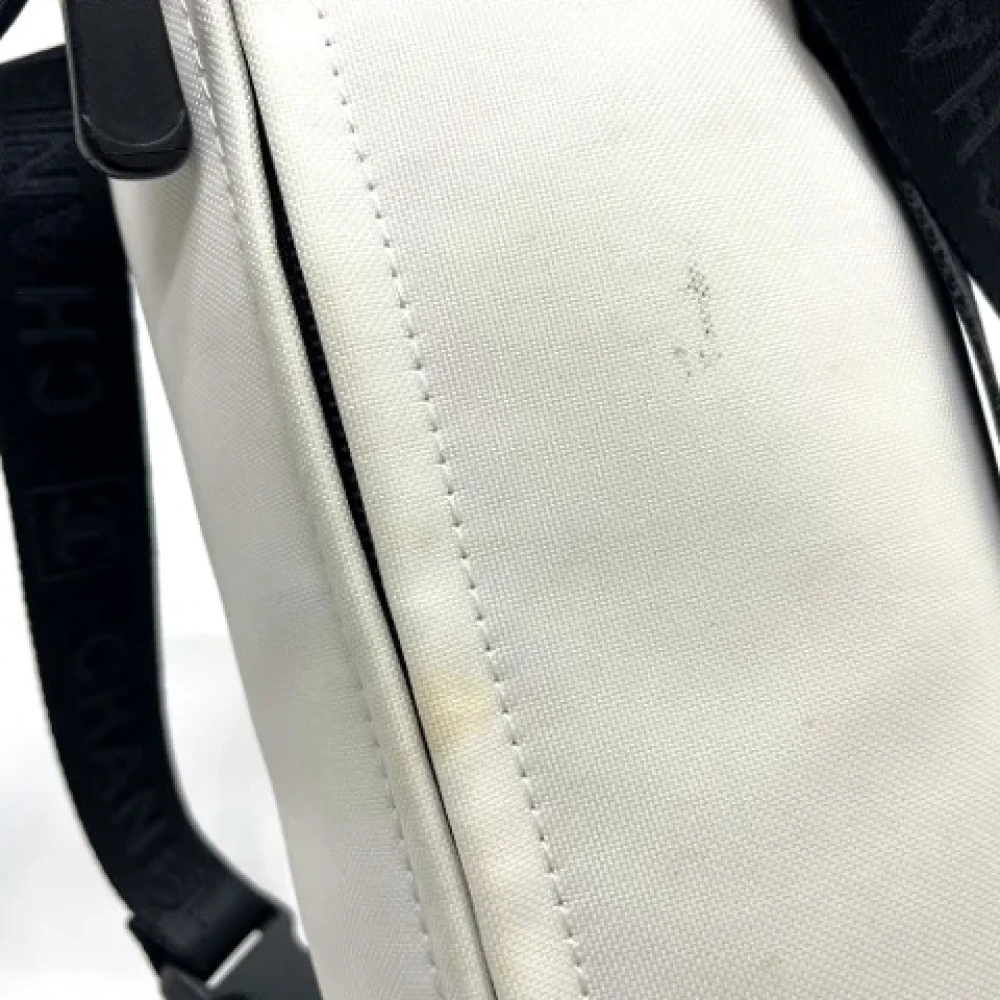 Chanel Vintage Pre-owned Fabric chanel-bags White Dames