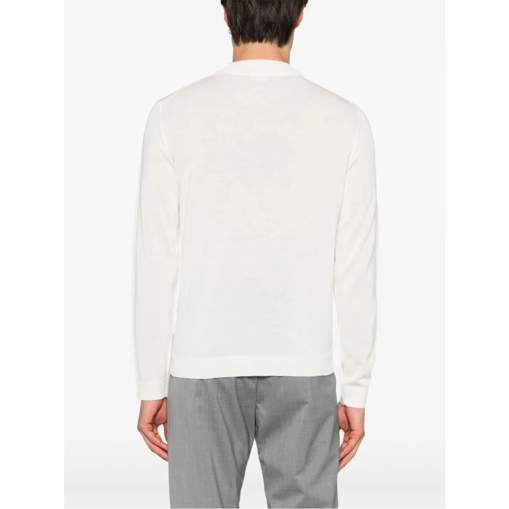 Roberto Collina Elegante Ecru Gebreide Kleding Aw24 White Heren